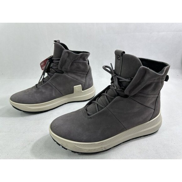 Ecco Solice Yak Leather Goretex Boots Gravity Nubuck Women’s 9-9.5 New READ - Picture 4 of 12